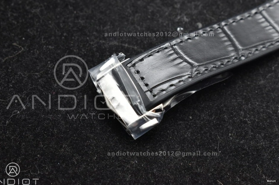Strap Gray SS Clone A8900 Constellation Best Edition 1:1 VSF Black Gummy on Dial Super 1222